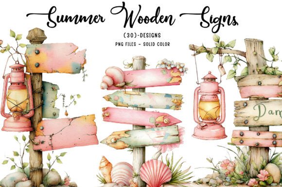 Embrace Rustic Charm: The Versatility of Summer Wooden Signs