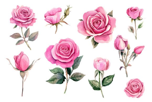The Timeless Appeal of Watercolor Pink Rose Art